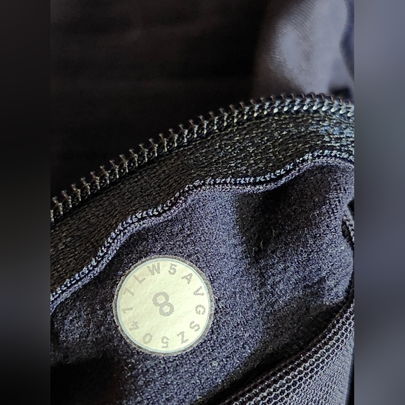 Lululemon Fast as Fleece Tight 28” Size 8 Midnight Navy Legging Active Run Lined - Picture 14 of 16